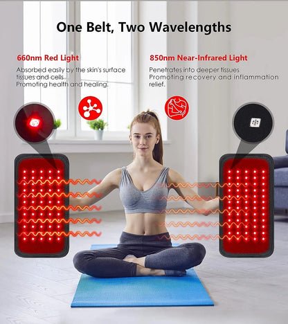 60 LEDs Red＆Infrared Light Therapy Belt